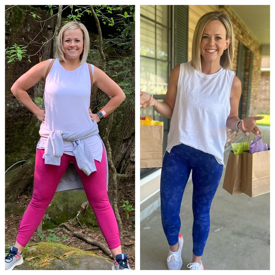 Kayla Jarrell's before and after photos show noticeable weight loss with the Skinny Drops