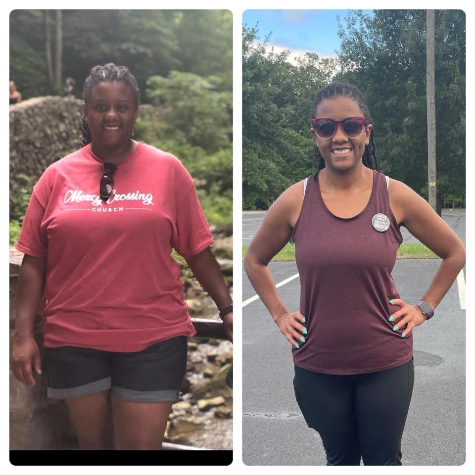 Daphne McLaughlin's before and after photos show noticeable weight loss thanks to the Skinny Drops